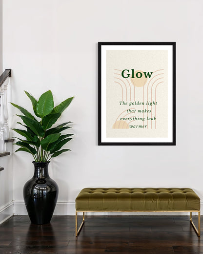 Glow | Neutral Minimalist Wall Art | Cozy Print Haus Scandi Signature Collection