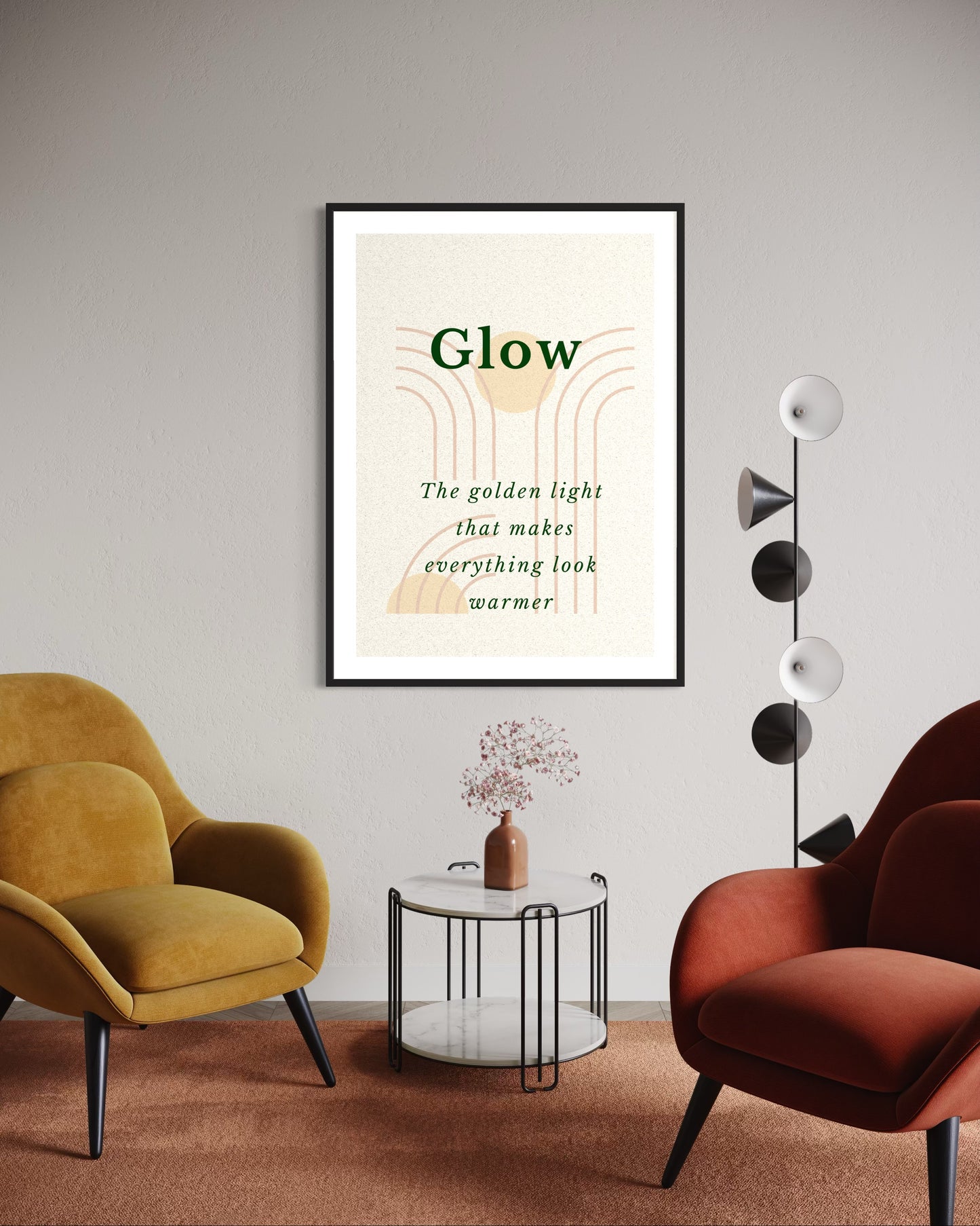 Glow | Neutral Minimalist Wall Art | Cozy Print Haus Scandi Signature Collection