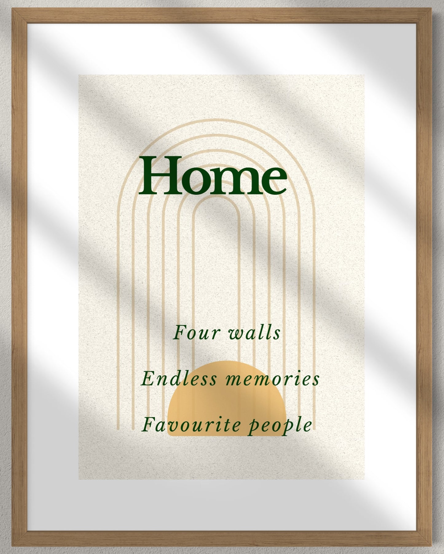 Home | Ready Framed Scandinavian Wall Art | Cozy Signature Collection Minimalist Neutral Print